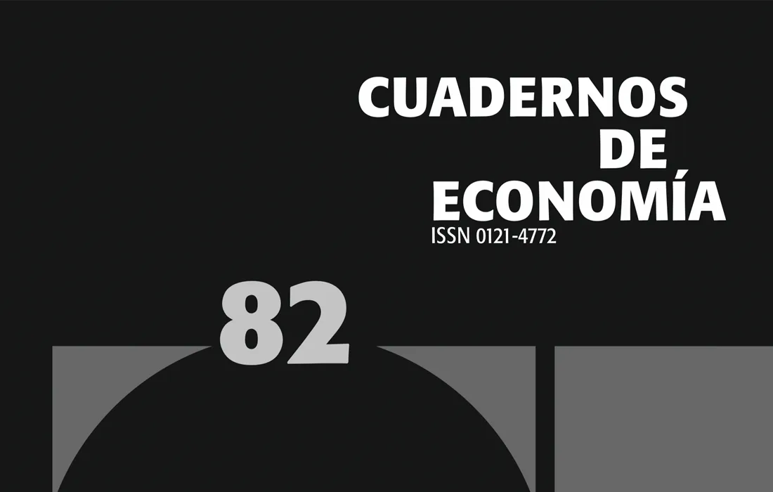Artículo de investigadores javerianos fue publicado por Cuadernos de Economía de la Universidad Nacional Artículo de investigadores javerianos fue publicado por Cuadernos de Economía de la Universidad Nacional