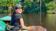 estudiante de Biología María de los Ángeles Rodríguez